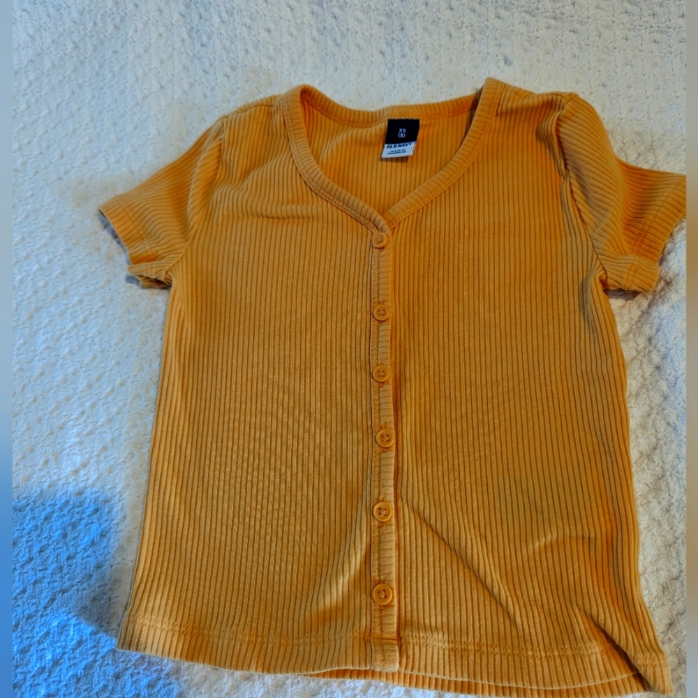 Peachy orange shirt size 4 - Picture 1 of 2